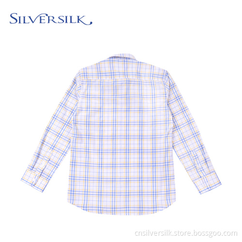 Custom Sutumn Big Check Casual Jungen Kariertes Hemd